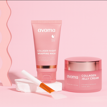 Collagen Jelly Cream – Hydrolyzed Collagen Overnight Facial Mask